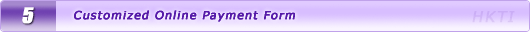 Customized Online Payment Form
                                                